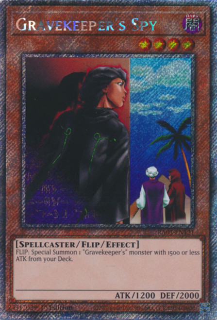 RA03-EN121 Gravekeeper's Spy (Platinum Secret Rare)