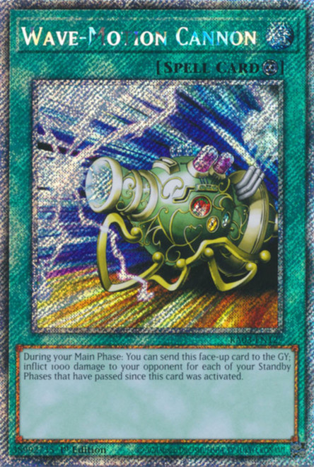 RA03-EN127 Wave-Motion Cannon (Platinum Secret Rare)