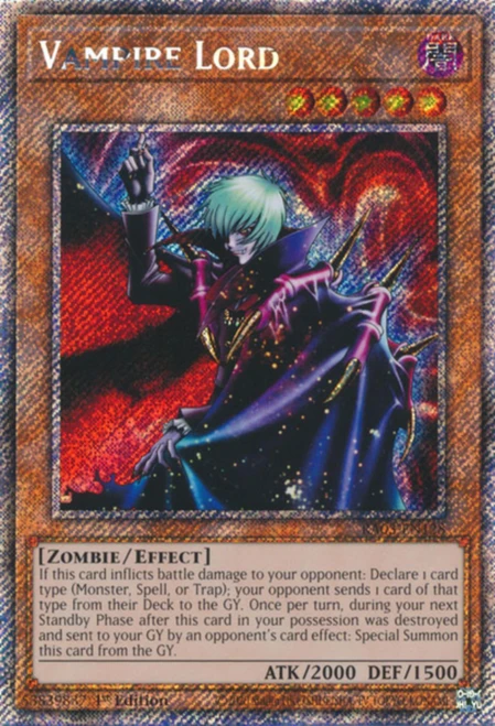 RA03-EN128 Vampire Lord (Platinum Secret Rare)