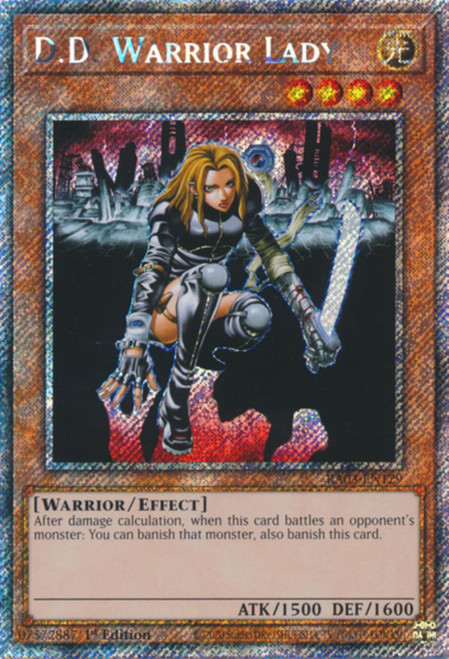 RA03-EN129 D.D. Warrior Lady (Platinum Secret Rare)