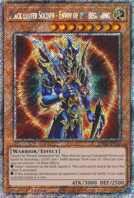 RA03-EN132 Black Luster Soldier - Envoy of the Beginning (Platinum Secret Rare)
