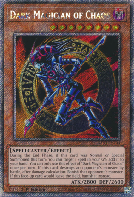 RA03-EN134 Dark Magician of Chaos (Platinum Secret Rare)