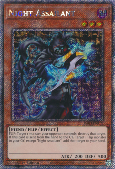 RA03-EN139 Night Assailant (Platinum Secret Rare)