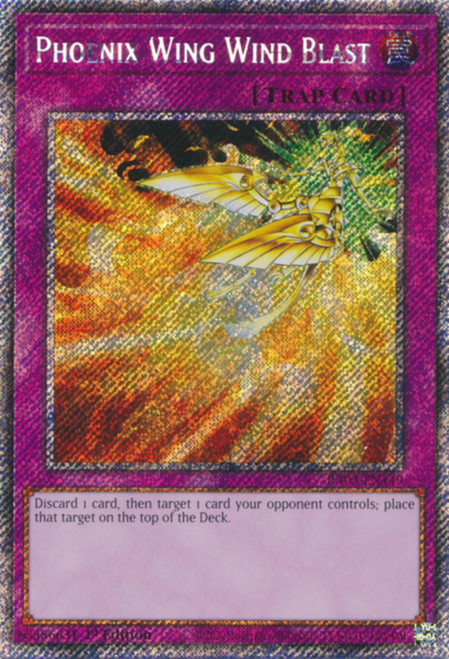 RA03-EN149 Phoenix Wing Wind Blast (Platinum Secret Rare)