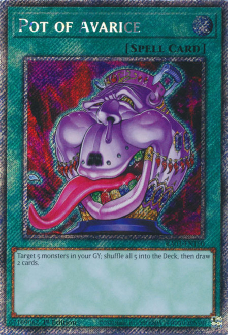 RA03-EN160 Pot of Avarice (Platinum Secret Rare)