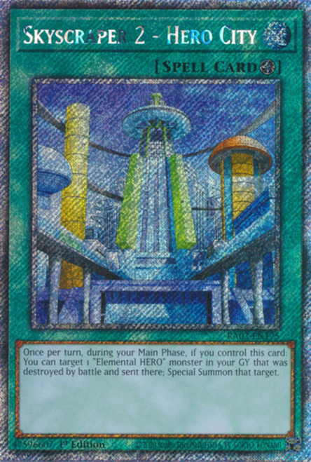 RA03-EN175 Skyscraper 2 - Hero City (Platinum Secret Rare)