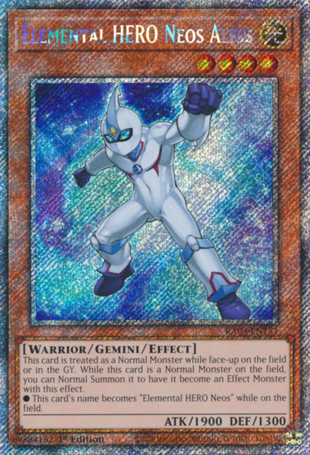 RA03-EN184 Elemental HERO Neos Alius (Platinum Secret Rare)