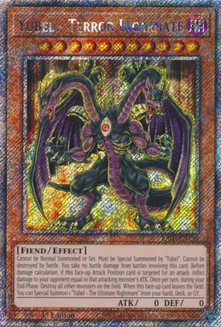 RA03-EN190 Yubel - Terror Incarnate (Platinum Secret Rare)