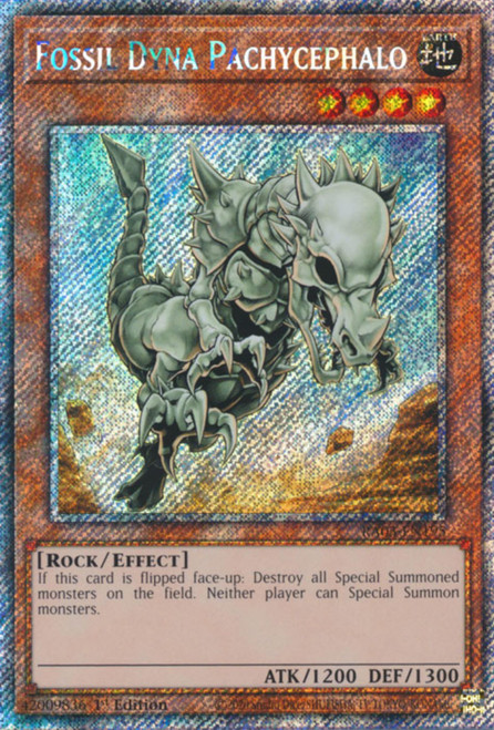 RA03-EN195 Fossil Dyna Pachycephalo (Platinum Secret Rare)