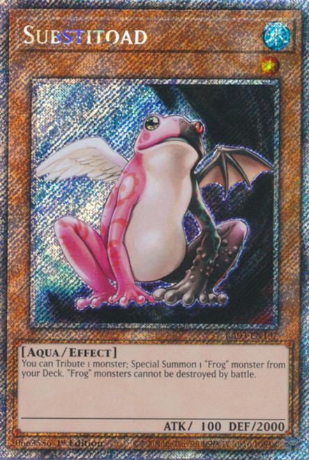 RA03-EN197 Substitoad (Platinum Secret Rare)