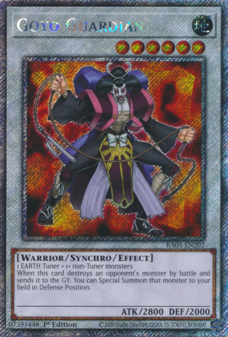 RA03-EN202 Goyo Guardian (Platinum Secret Rare)