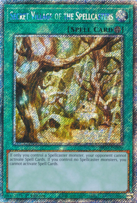 RA03-EN209 Secret Village of the Spellcasters (Platinum Secret Rare)