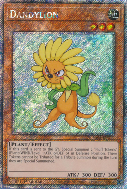 RA03-EN211 Dandylion (Platinum Secret Rare)