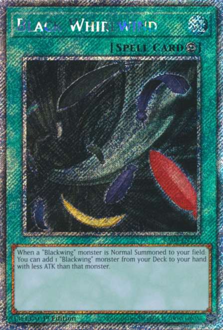 RA03-EN219 Black Whirlwind (Platinum Secret Rare)