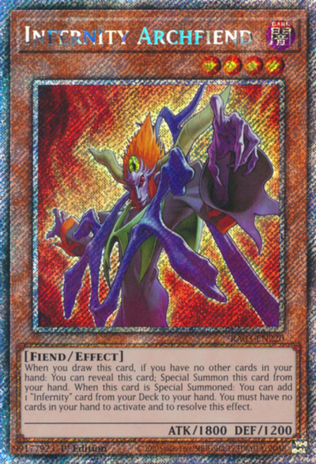 RA03-EN220 Infernity Archfiend (Platinum Secret Rare)