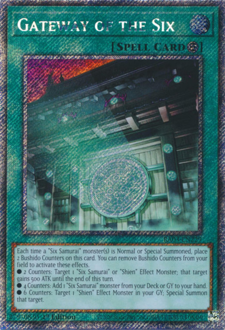RA03-EN229 Gateway of the Six (Platinum Secret Rare)