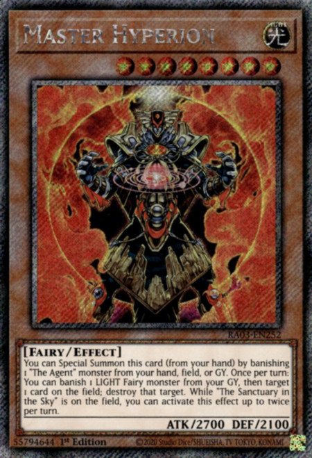 RA03-EN252 Master Hyperion (Platinum Secret Rare)