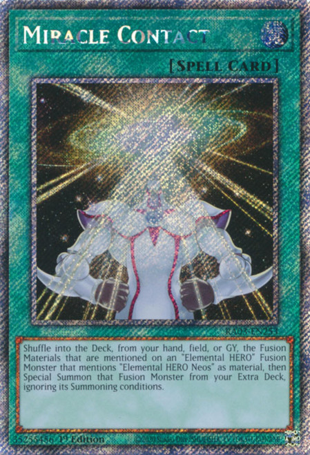 RA03-EN253 Miracle Contact (Platinum Secret Rare)