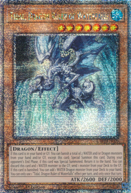 RA03-EN009 Tidal, Dragon Ruler of Waterfalls (Quarter Century Secret Rare)