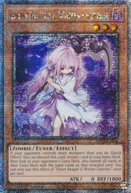RA03-EN014 Ghost Reaper & Winter Cherries (Quarter Century Secret Rare)