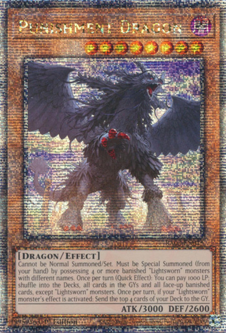 RA03-EN015 Punishment Dragon (Quarter Century Secret Rare)
