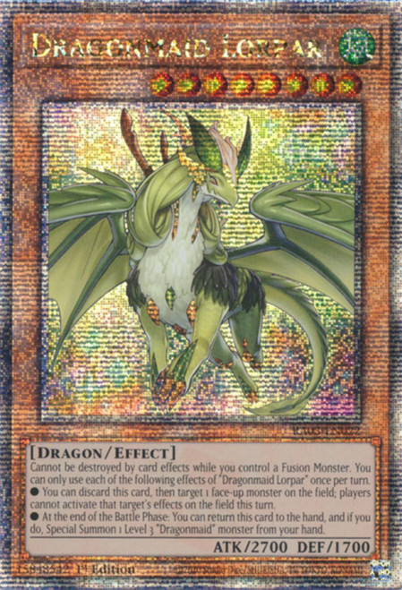 RA03-EN022 Dragonmaid Lorpar (Quarter Century Secret Rare)