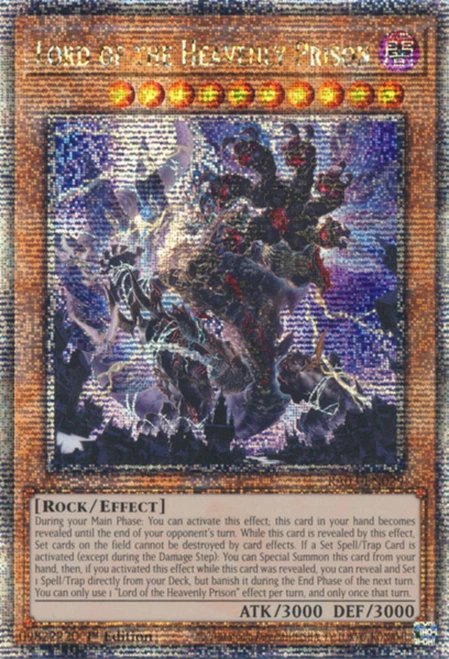 RA03-EN029 Lord of the Heavenly Prison (Quarter Century Secret Rare)
