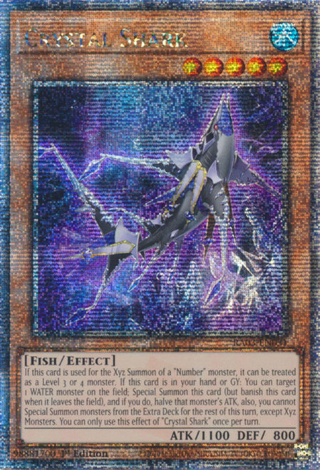 RA03-EN031 Crystal Shark (Quarter Century Secret Rare)