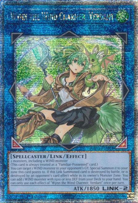 RA03-EN045 Wynn the Wind Charmer, Verdant (Quarter Century Secret Rare)