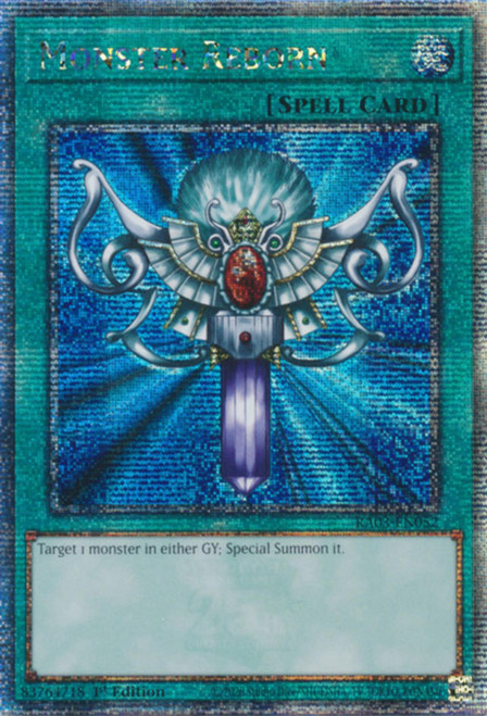 RA03-EN052 Monster Reborn (Quarter Century Secret Rare)