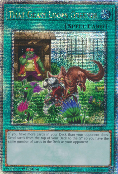 RA03-EN063 That Grass Looks Greener (Quarter Century Secret Rare)