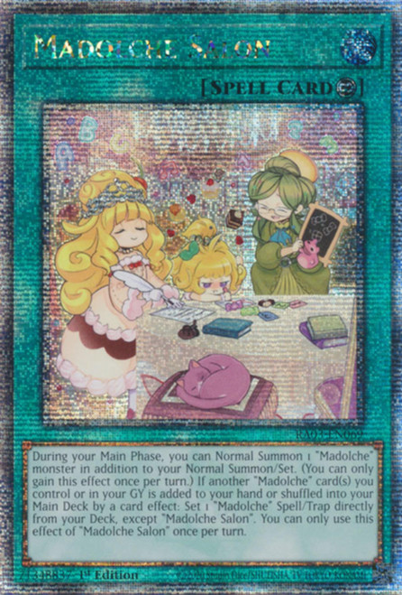 RA03-EN069 Madolche Salon (Quarter Century Secret Rare)