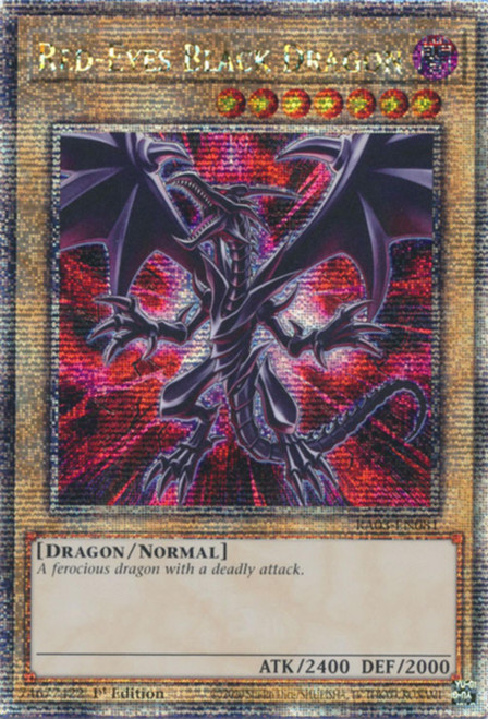 RA03-EN081 Red-Eyes Black Dragon (Quarter Century Secret Rare)
