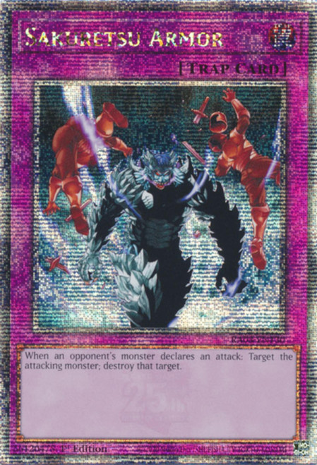 RA03-EN130 Sakuretsu Armor (Quarter Century Secret Rare)