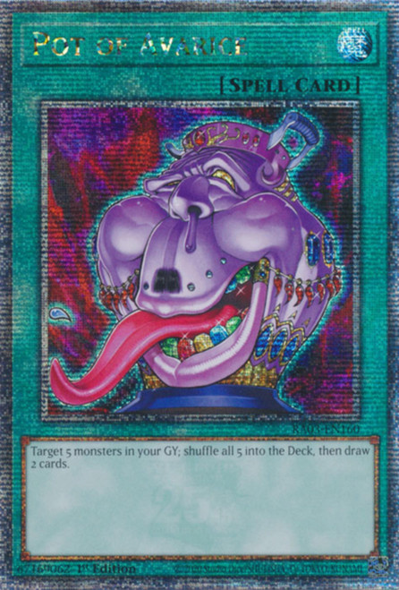 RA03-EN160 Pot of Avarice (Quarter Century Secret Rare)