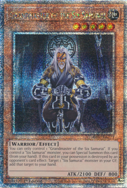 RA03-EN174 Grandmaster of the Six Samurai (Quarter Century Secret Rare)