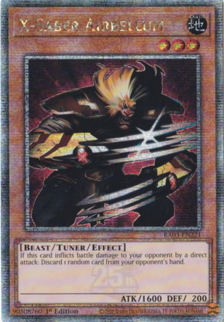RA03-EN221 X-Saber Airbellum (Quarter Century Secret Rare)