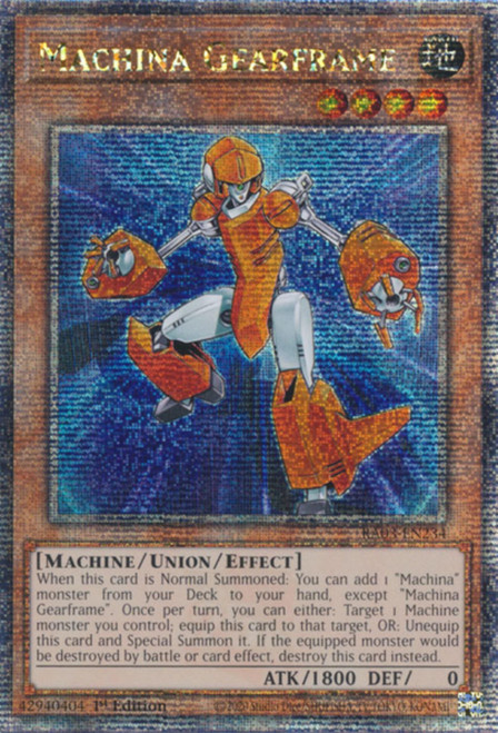 RA03-EN234 Machina Gearframe (Quarter Century Secret Rare)