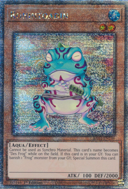 RA03-EN236 Ronintoadin (Quarter Century Secret Rare)