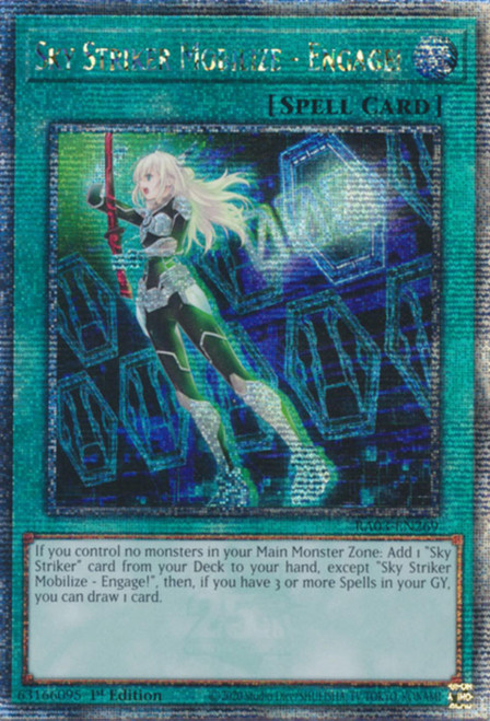 RA03-EN269 Sky Striker Mobilize - Engage! (Quarter Century Secret Rare)