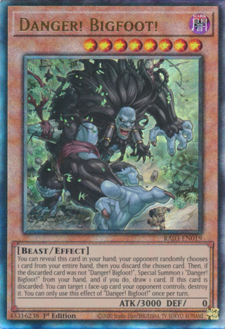 RA03-EN019 Danger Bigfoot (Ultimate Rare)
