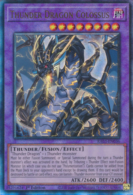 RA03-EN036 Thunder Dragon Colossus (Ultimate Rare)
