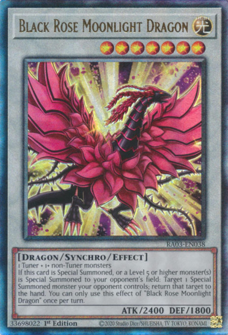RA03-EN038 Black Rose Moonlight Dragon (Ultimate Rare)