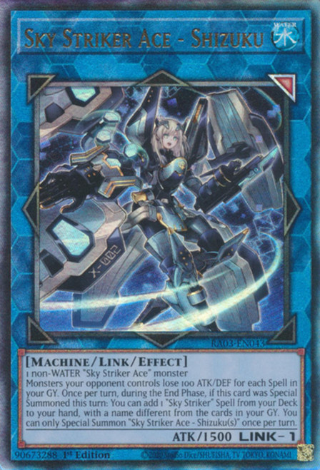 RA03-EN043 Sky Striker Ace - Shizuku (Ultimate Rare)