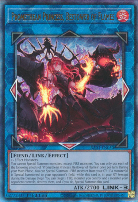 RA03-EN050 Promethean Princess, Bestower of Flames (Ultimate Rare)