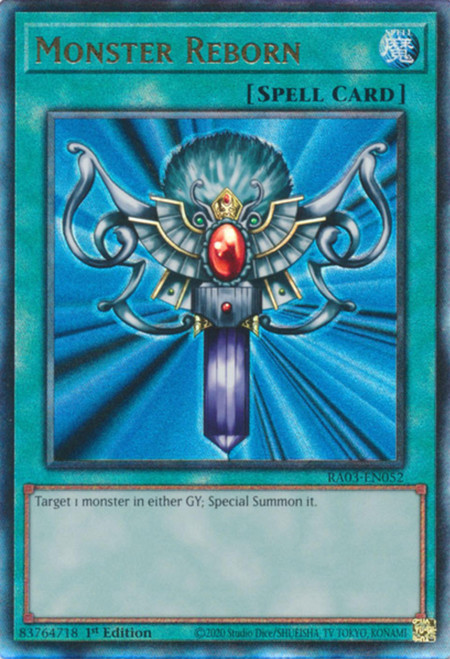 RA03-EN052 Monster Reborn (Ultimate Rare)