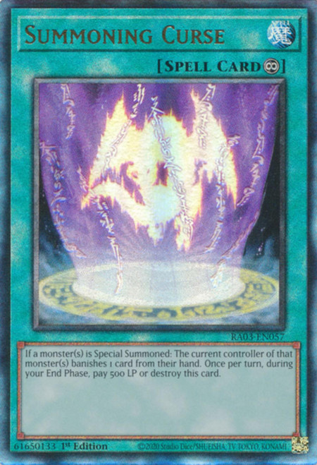 RA03-EN057 Summoning Curse (Ultimate Rare)