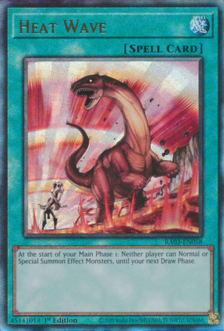 RA03-EN058 Heat Wave (Ultimate Rare)
