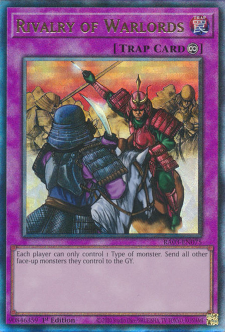 RA03-EN075 Rivalry of Warlords (Ultimate Rare)