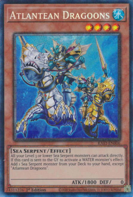 RA03-EN006 Atlantean Dragoons (Collector's Rare)